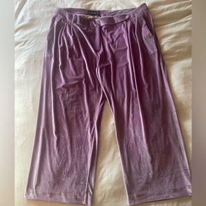 Wildfang Lavender Velvet Trouser in 24W